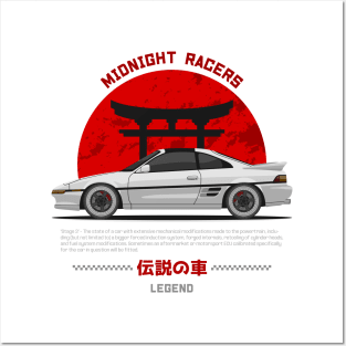 Tuner White MK2 MR 2 JDM Posters and Art